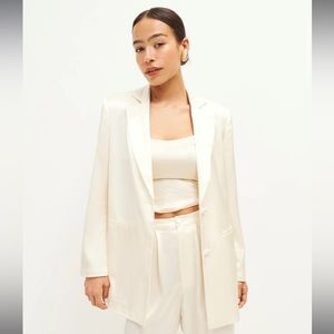 NWT Reformation Vera Blazer Size S